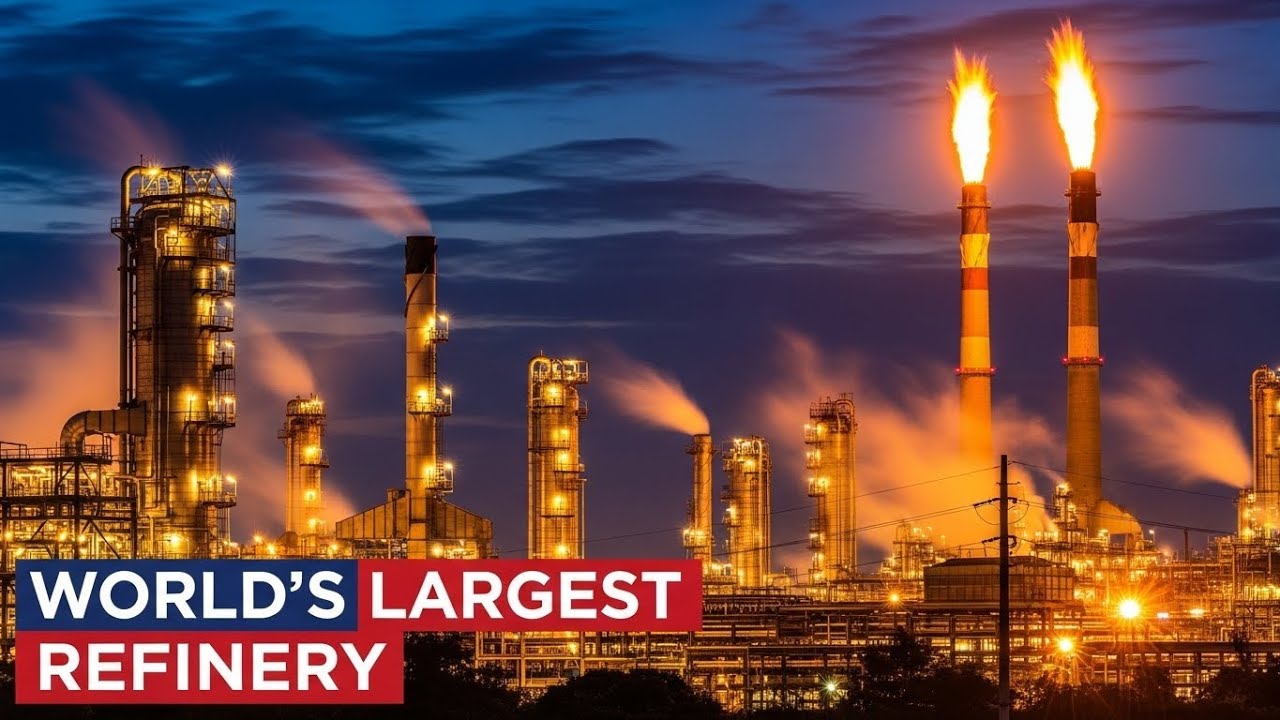 Inside the World&rsquo;s Largest Oil Refinery 🛢️ | How Crude Oil Becomes Fuel at Insane Scale.