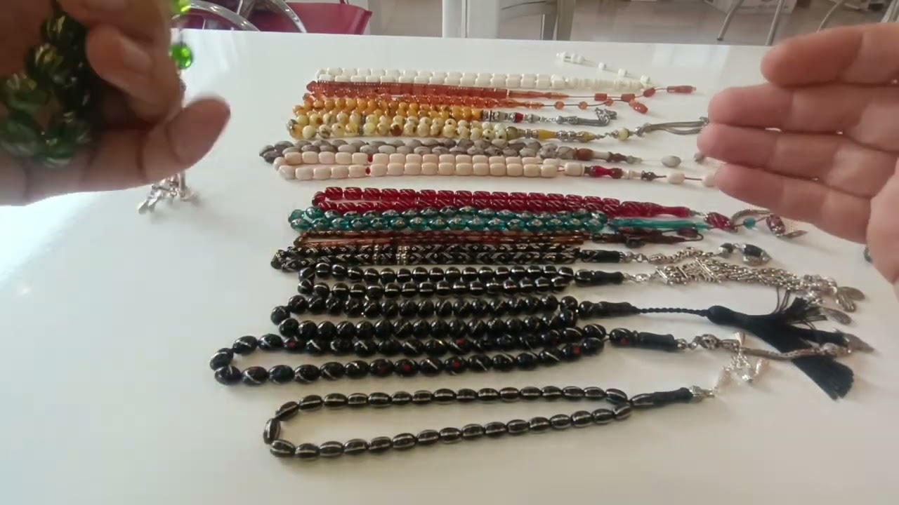 Tesbih Süslemeleri Nelerdir?Kakma,Sarma,Oyma,Nakkaş,Kalem İşciliği Nasil Yapilir?