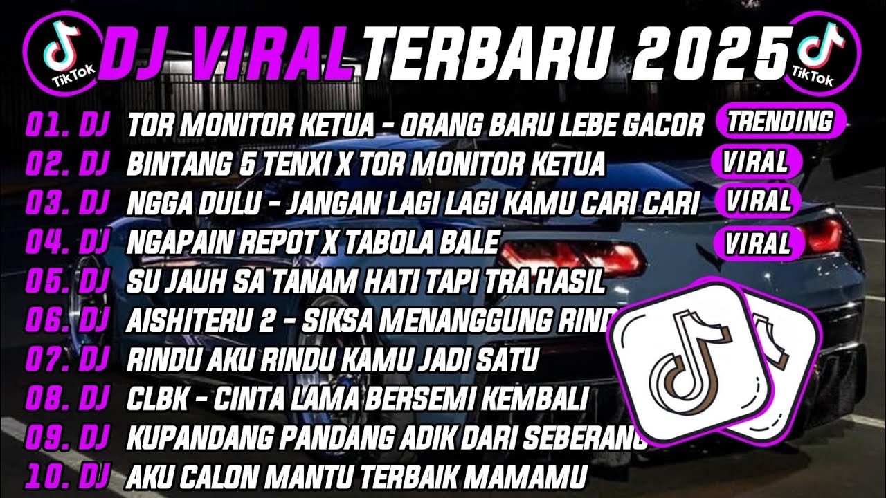 DJ TIKTOK TERBARU 2025 | DJ TOR MONITOR  KETUA   🎵 DJ BINTANG 5 TENXI X TOR MONITOR KETUA🔥
