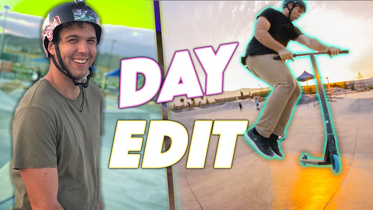ONE DAY SCOOTER EDIT ( Stephen Garlatta, Trevor, Dave, Christian ) #skatepark