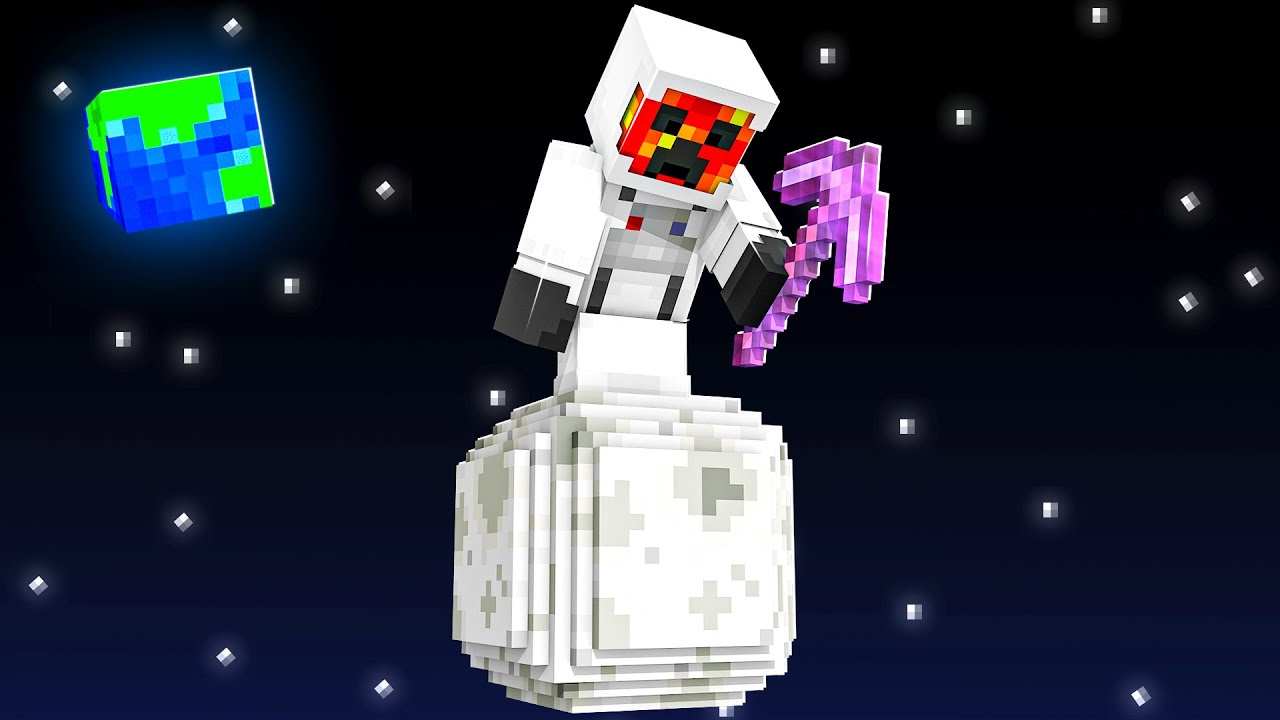 Minecraft But There&rsquo;s 1 SPACE Block