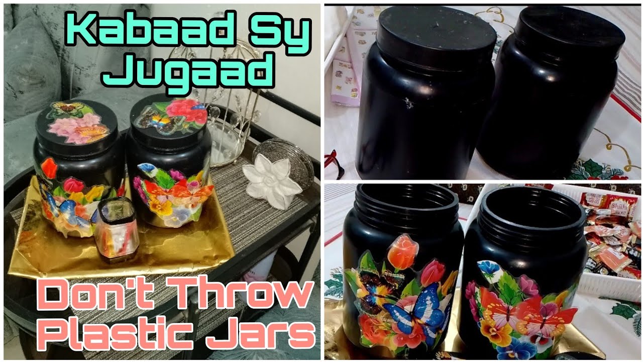 Diy Best Out Of Waste Plastic Jars ll Reuse Ideas ll Super Easy And No Cost Idea ll 