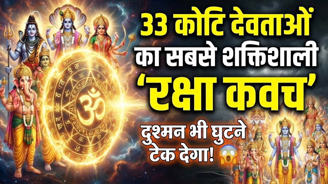 33 कोटि देवताओं का सबसे शक्तिशाली 'रक्षा कवच' | दुश्मन भी घुटने टेक देगा! 😱 All Gods Stuti