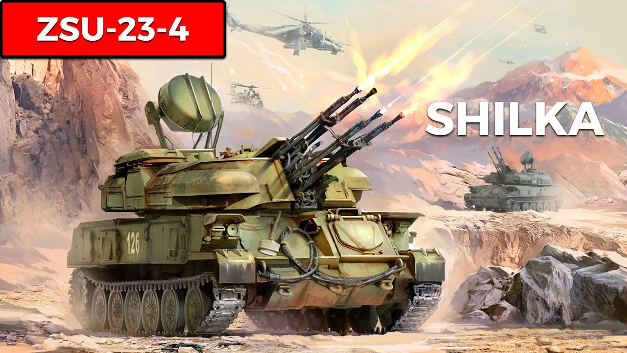 ZSU-23-4 Shilka: El Famoso Antiaéreo que sigue dando lucha