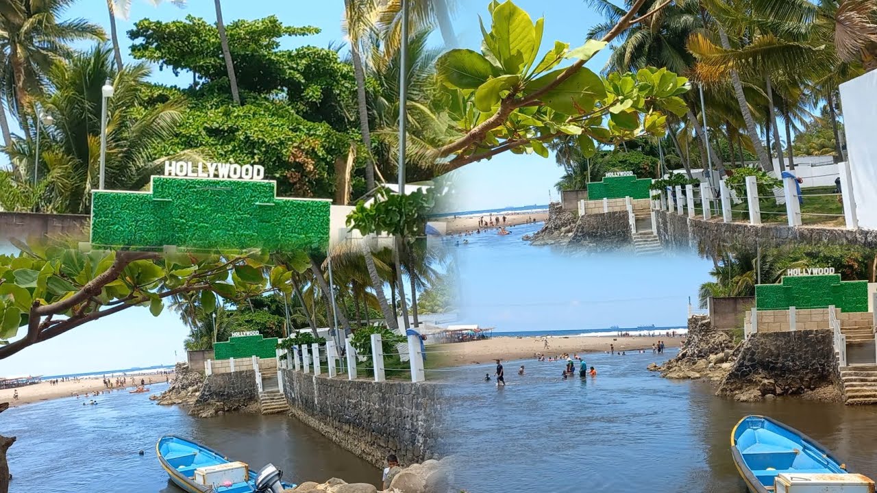 Asì se ocservan las playas del salvador enpleno viernes santo