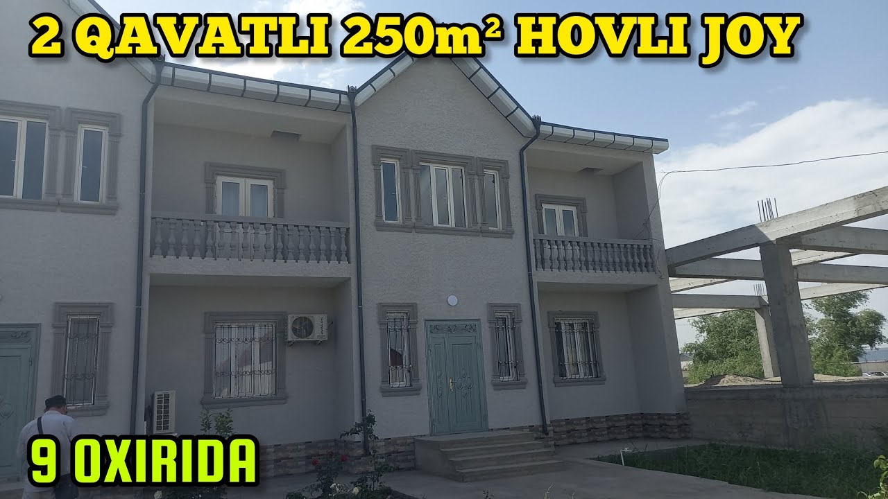 УРГАНЧ 9 ОХИРИДА 2 КАВАТЛИ БОГИ БОР 250 КВ.МЕТР ПОД КЛЮЧ ХОВЛИ ЖОЙ СОТИЛАДИ