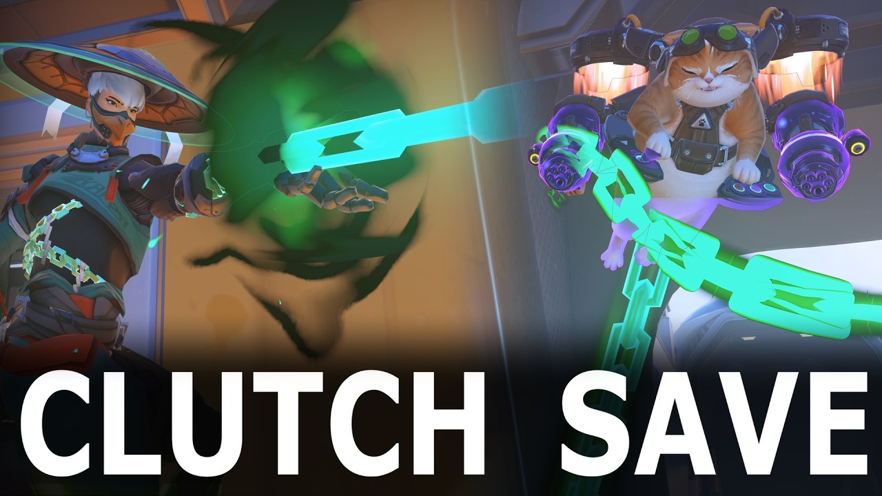 Mizuki counters Jetpack Cat - Overwatch 