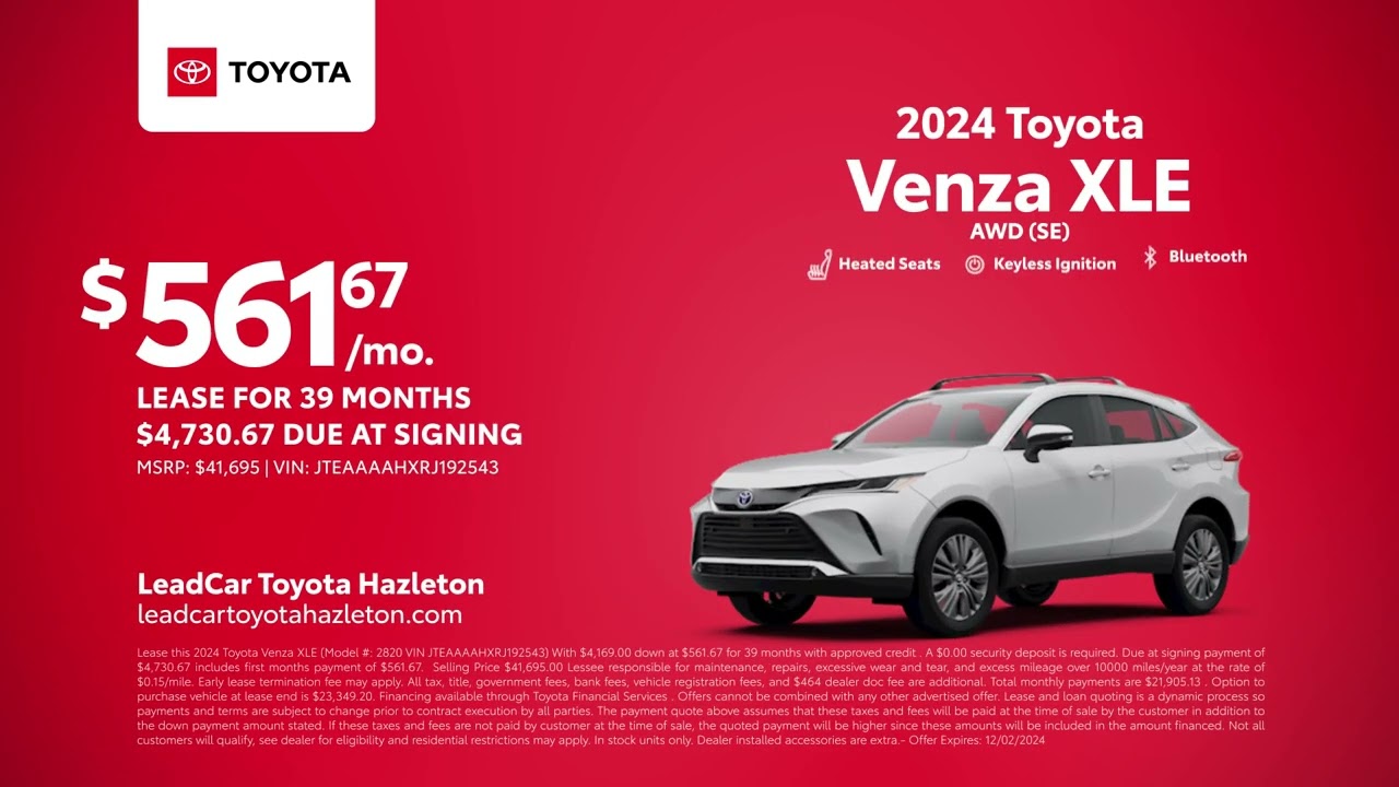 Toyota Venza 12/02/2024 4624053