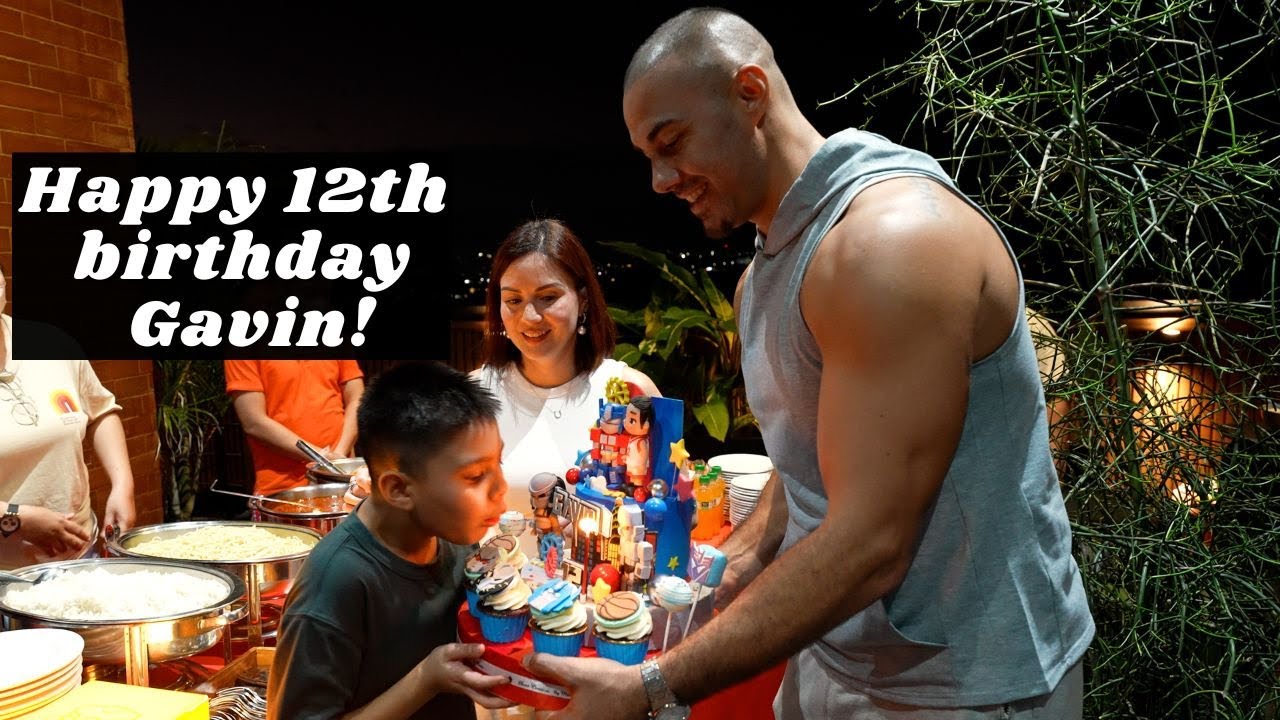 Happy 12th birthday Gavin!