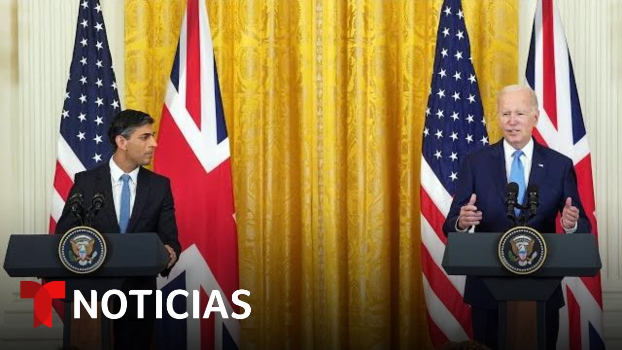 Joe Biden y Rishi Sunak responden preguntas de la prensa (en inglés)
