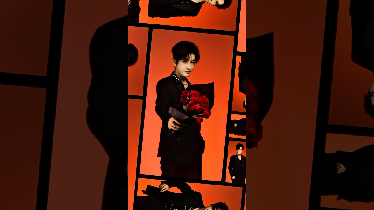 Huang Xiaoming gave you a bouquet of roses 