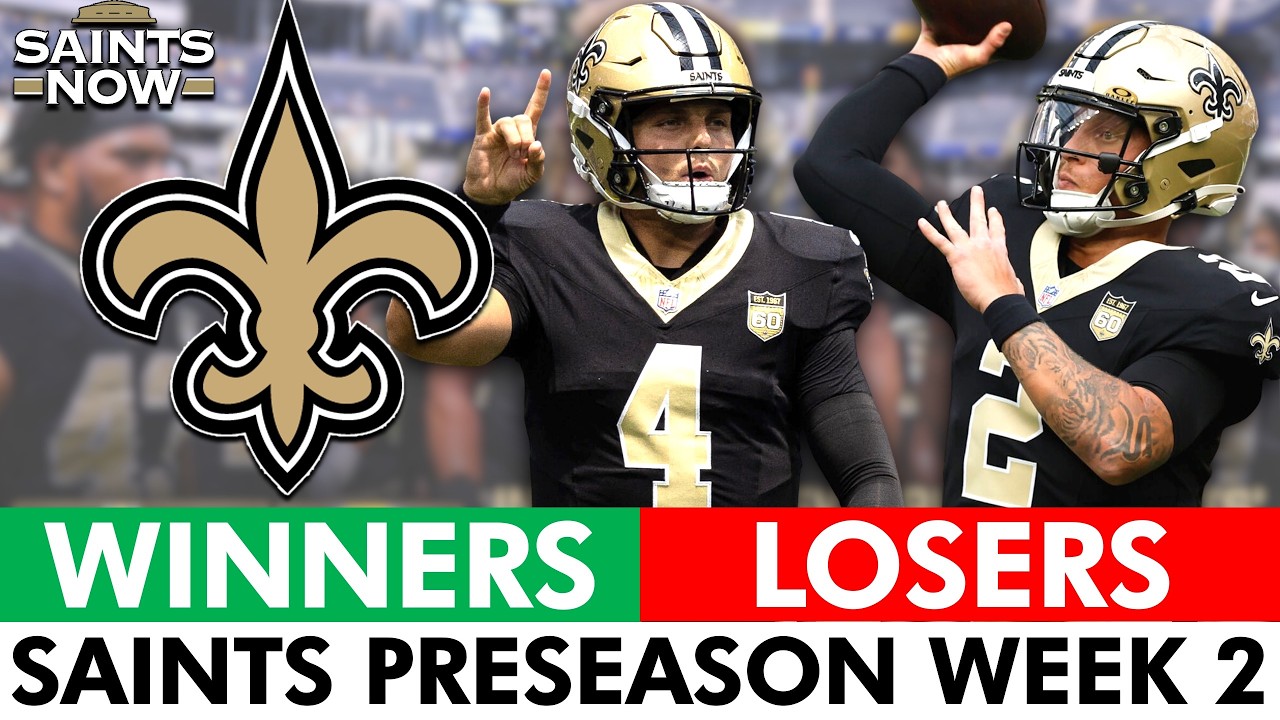 Saints WINNERS & LOSERS After NFL Preseason Game vs. Rams Ft. Spencer Rattler & Zach Wislon & MORE!