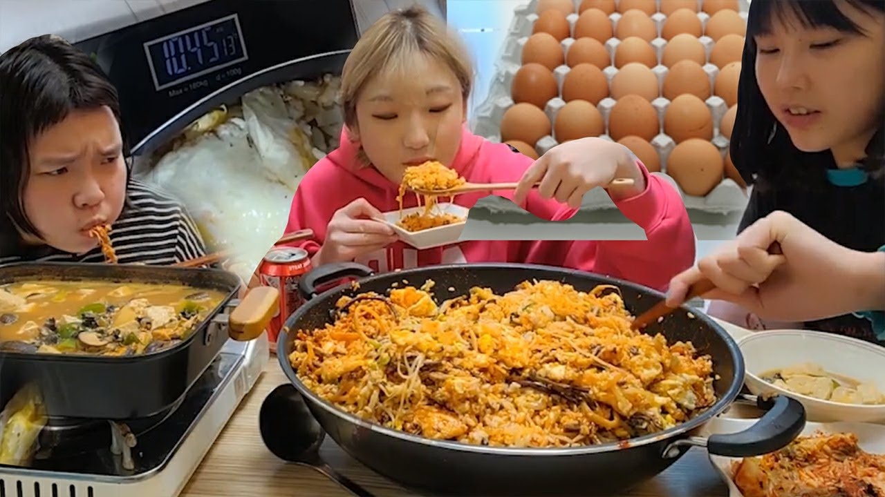 이래도 안 배불러? 계란한판 다 넣은 10kg 비빔밥 먹방 [히밥세끼풀영상#3]