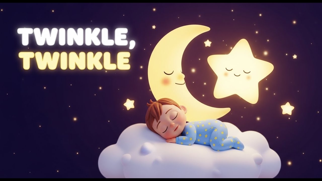 Shhh... Time for Sleep 😴 Twinkle, Twinkle, Little Star | Relaxing Lullaby for Kids