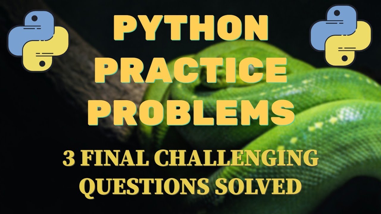 print('3 Python Practical Questions to Test Your Knowledge📚💻')