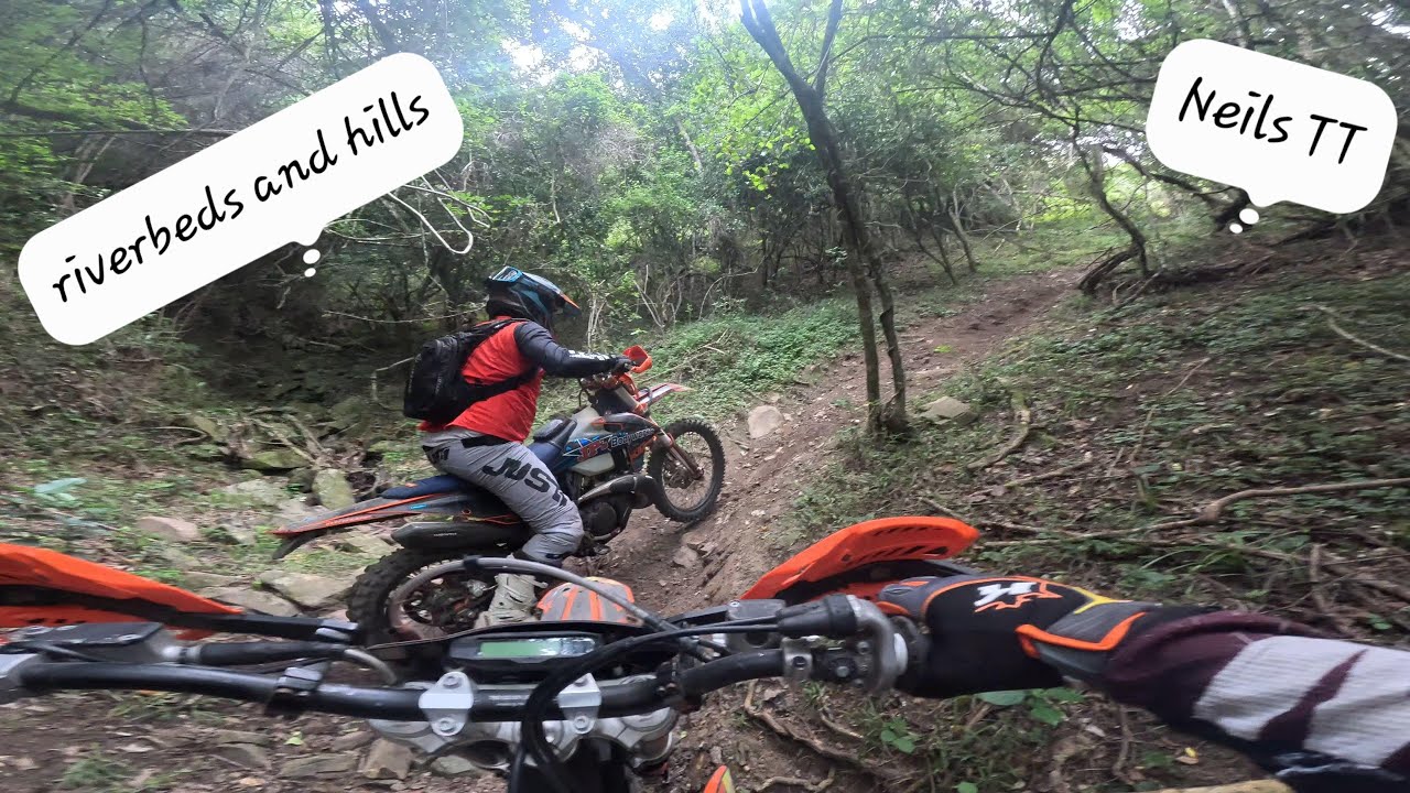 Riding HARD Enduro in Riverbeds