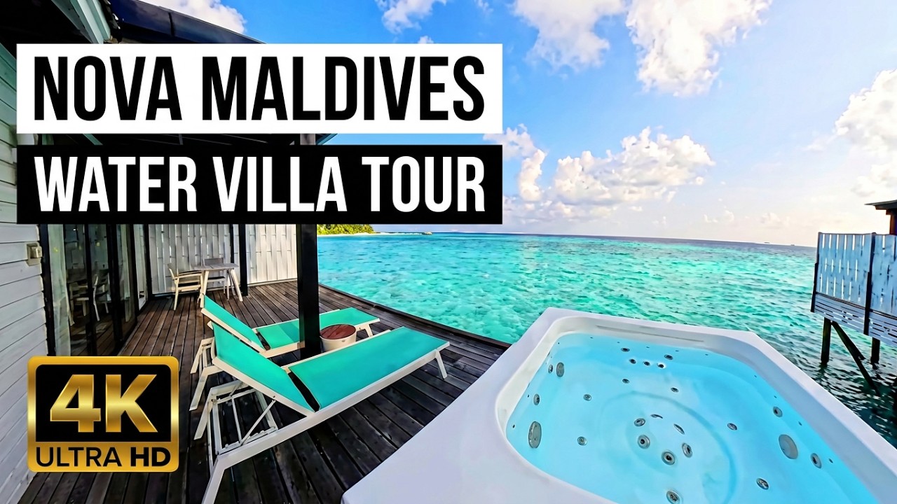 Nova Maldives Resort | Water Villa with Jacuzzi 🌴 | Bungalow | 2025 Room TOUR | Hotel Vlog