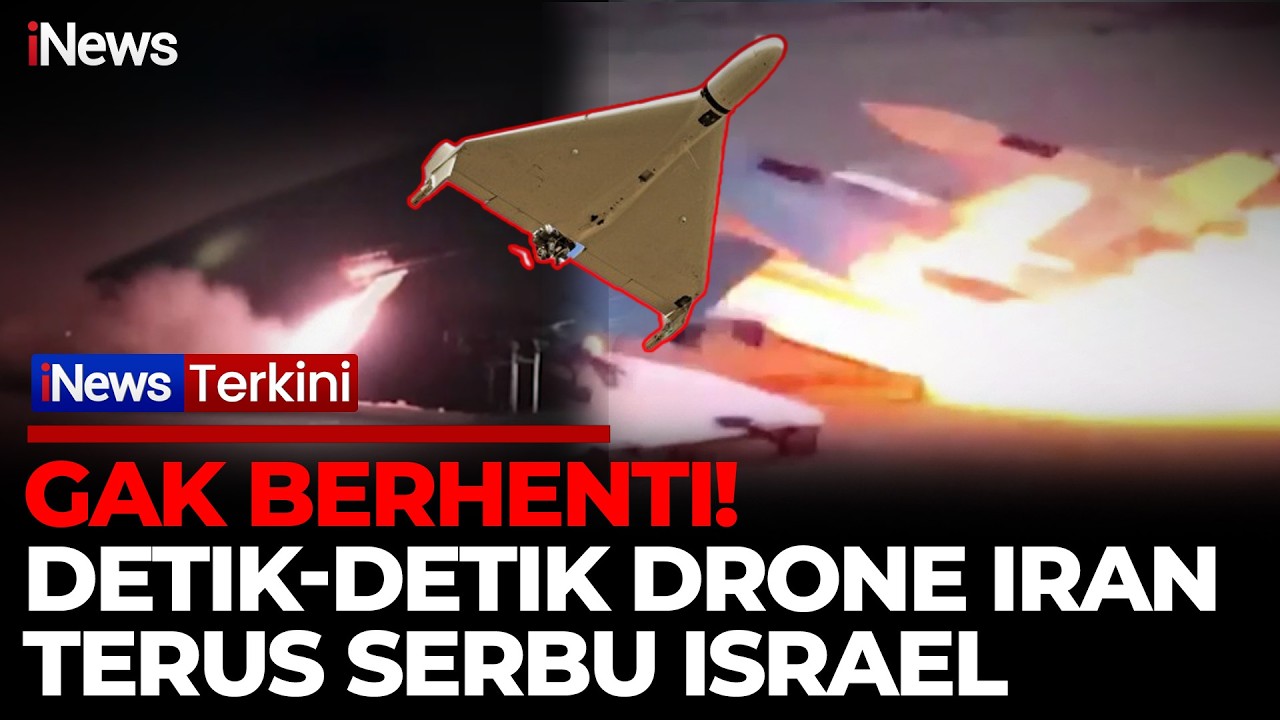 Langit Israel Diserbu! Drone Iran Terus Diluncurkan dalam Operasi Besar | iNews Terkini