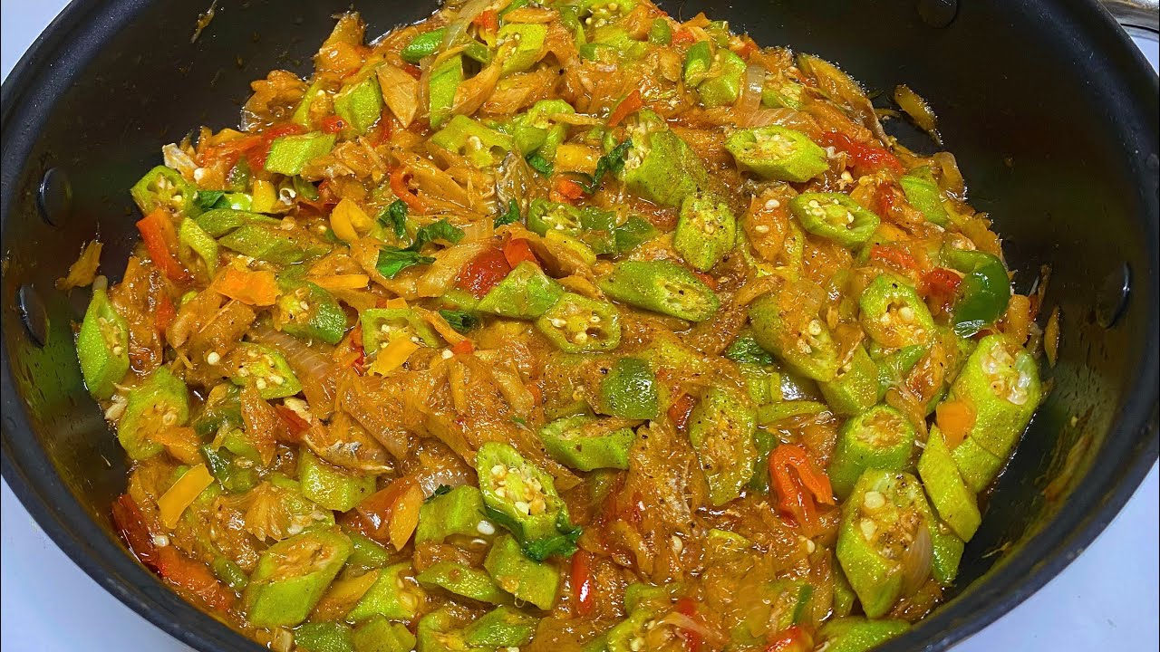 Okra & Saltfish Recipe// Must Try