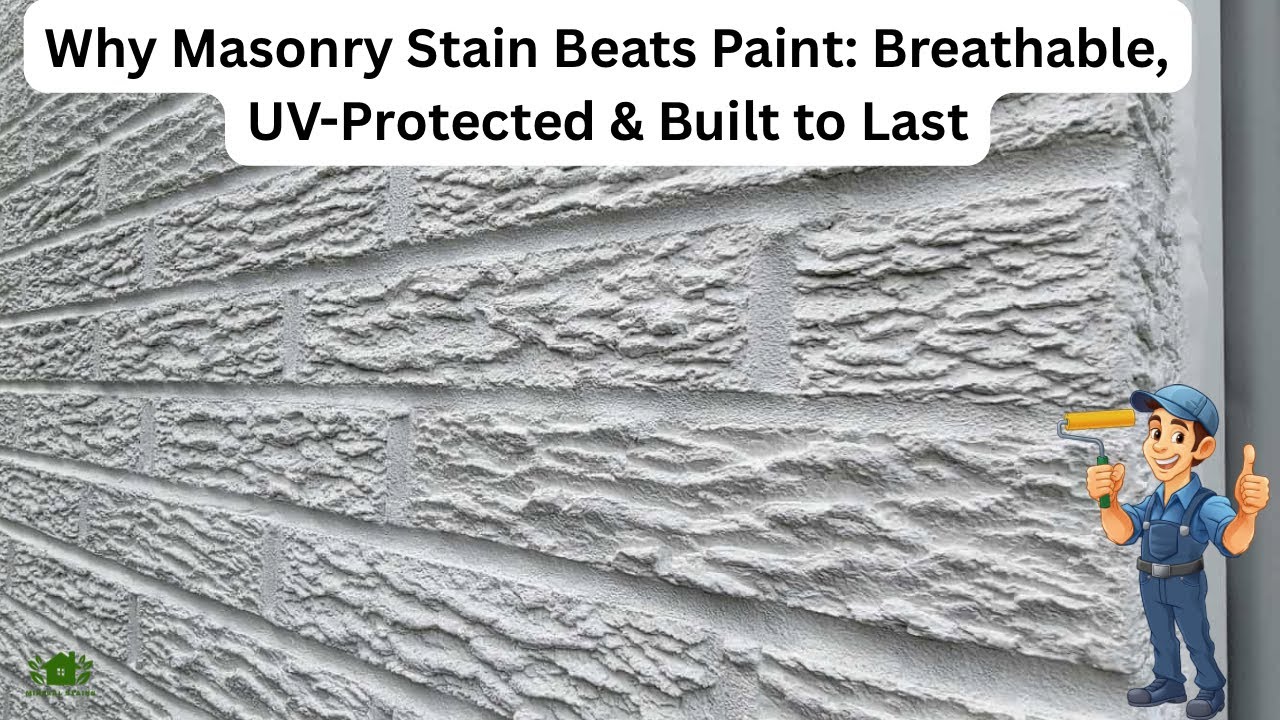 Why our Masonry Stains beats paint and Limewash: Breathable, UV-Protected & Build to Last!