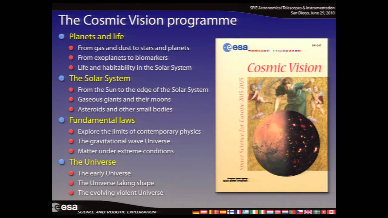 The ESA space science and robotic exploration program part 2