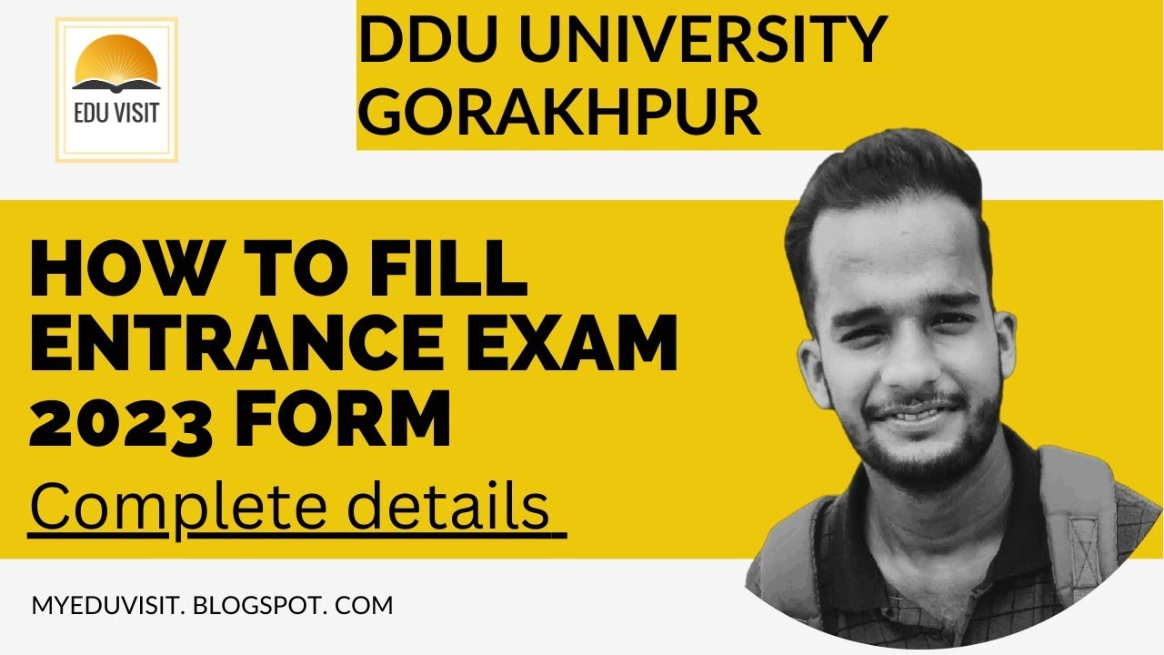DDUGU Admission Form 2023-24 भरना सीखें। how to fill ddu entrance form 2023-24 #ddu
