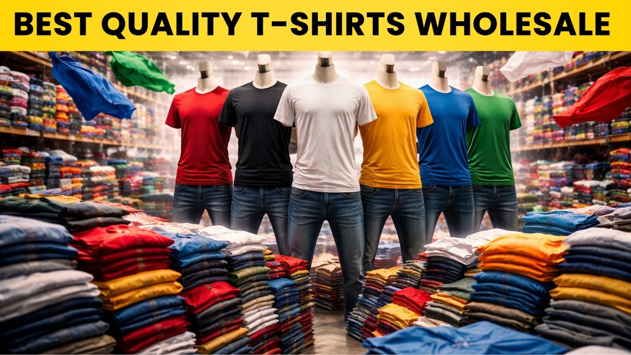 Best Quality T-Shirt Wholesale Market Delhi | Tank Road Karol Bagh Surplus Stock 🔥