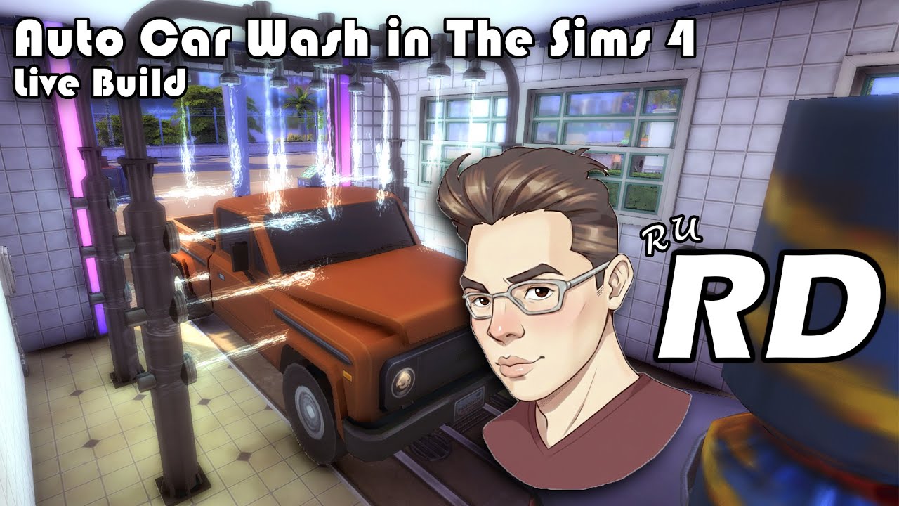 RD.PTRA BUILDS AUTO CAR WASH IN THE SIMS 4