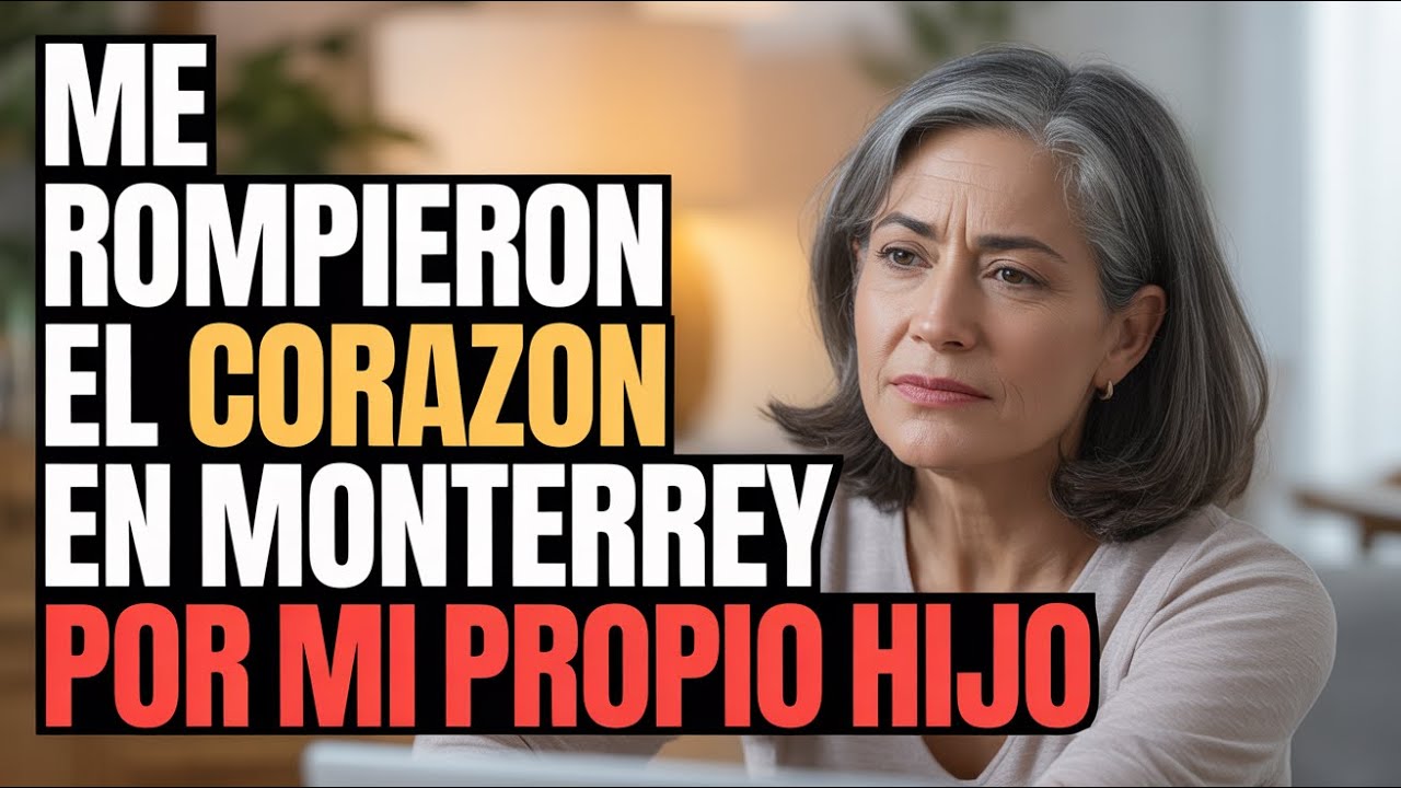 SU VERDADERA HISTORIA EN MONTERREY💔 Mi hijo me escribió: “No estarás con nosotros. Mi esposa prefi