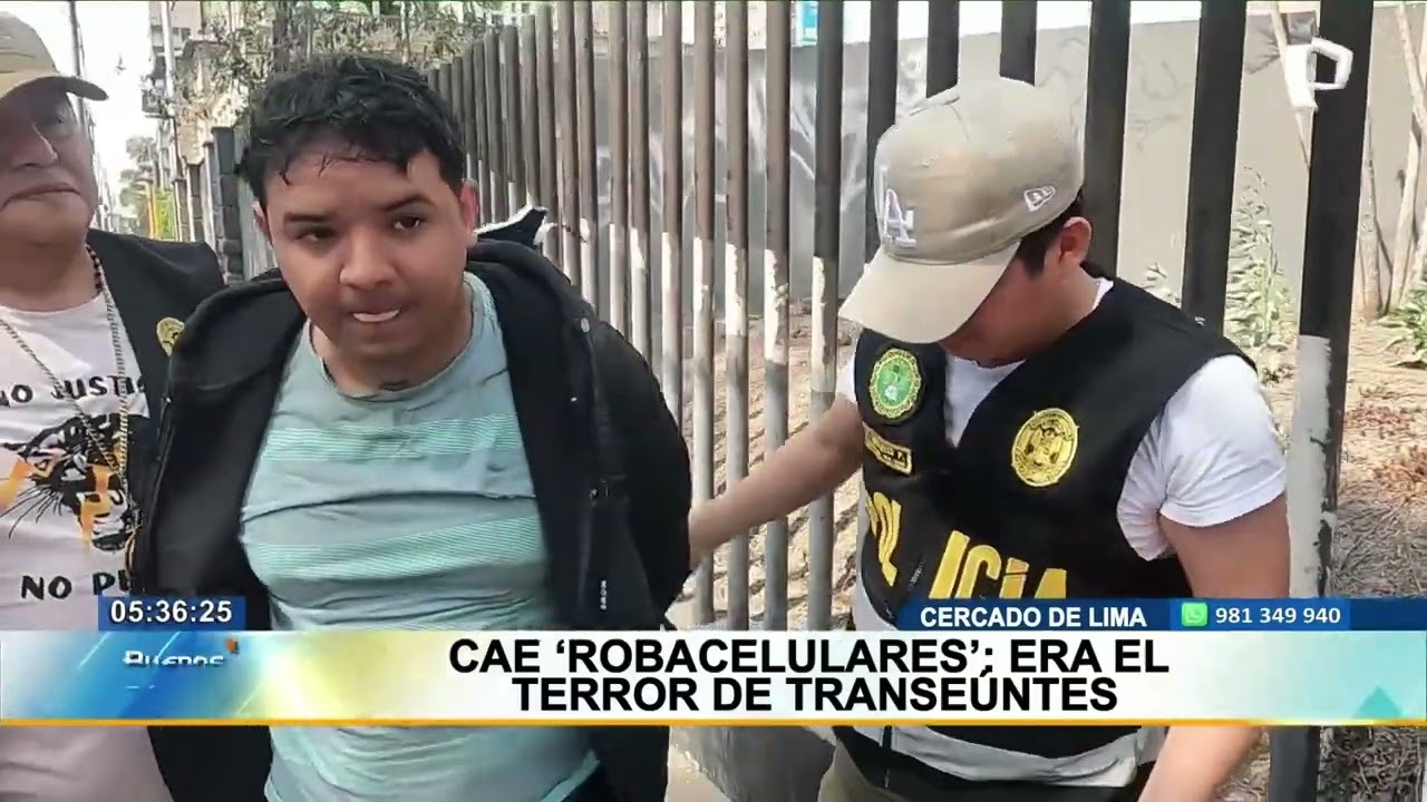 Falso Delivery: Cae peligroso “raquetero” en el Cercado de Lima