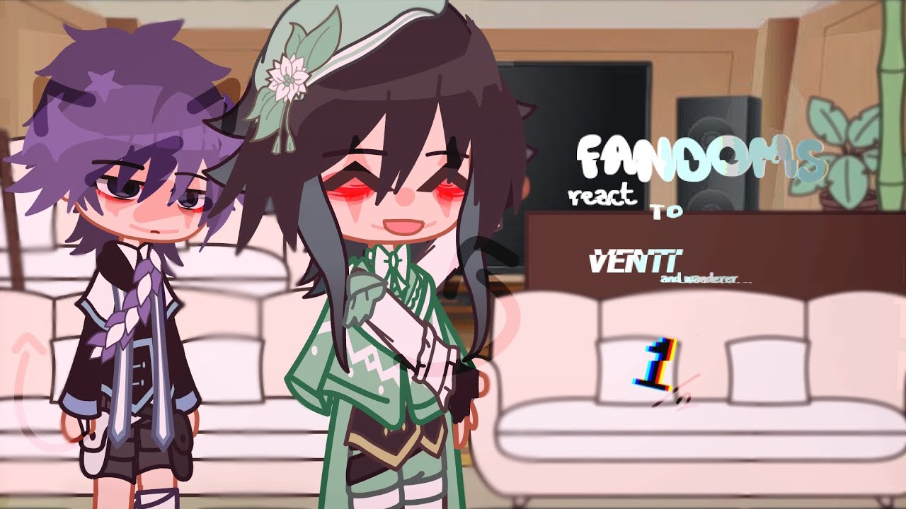 FANDOMS react to each other / Genshin Impact  (hitaachi) 1/2-