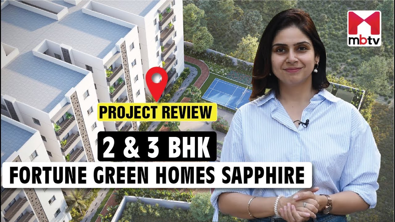 Fortune Green Homes Sapphire: роскошные апартаменты с 2 и 3 спальнями в Теллапуре, Хайдарабад