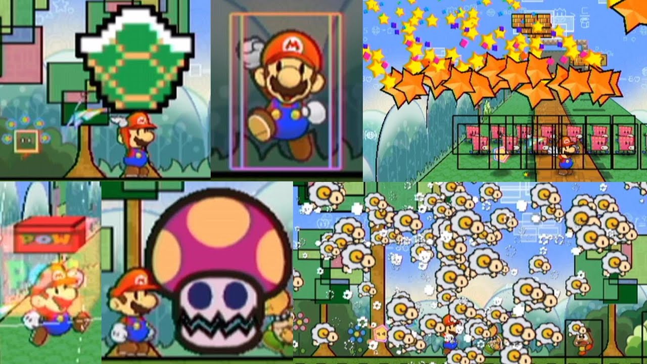 【スーパーペーパーマリオ】アイテムアタック集 / Super Paper Mario - All Item Attacks