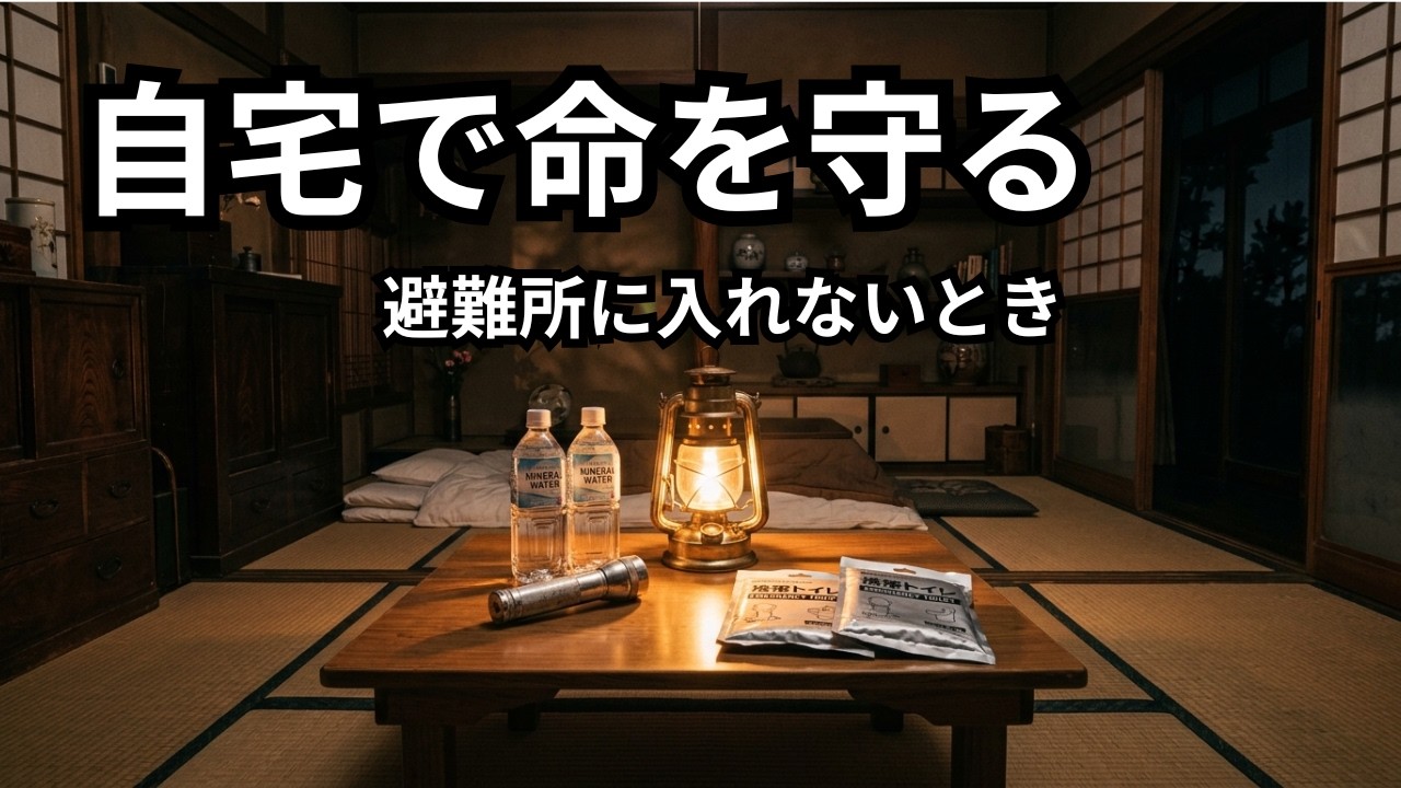 避難所に入れない!? 在宅避難完全マニュアル― 家族を守るための現実的な選択 ―