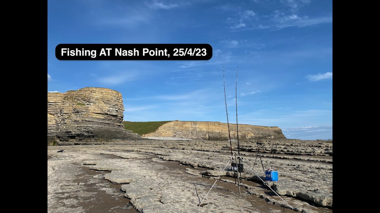 Fishing AT Nash point (Marcross) , South Wales, a new venue with the  same old suspects - 25/4/23