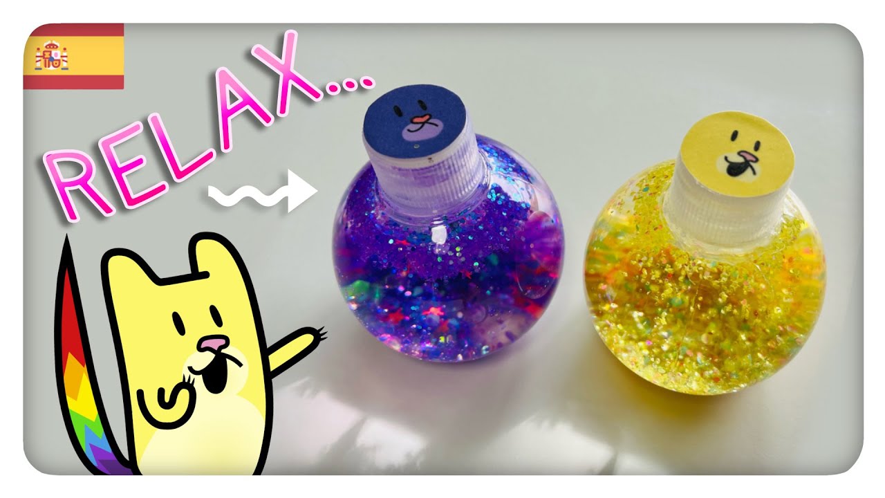 BOTELLAS SENSORIALES de Gato Rainbow & Gata Moon 🍼 RINCÓN de la CALMA 💖 IDEAS RELAJANTES ✨