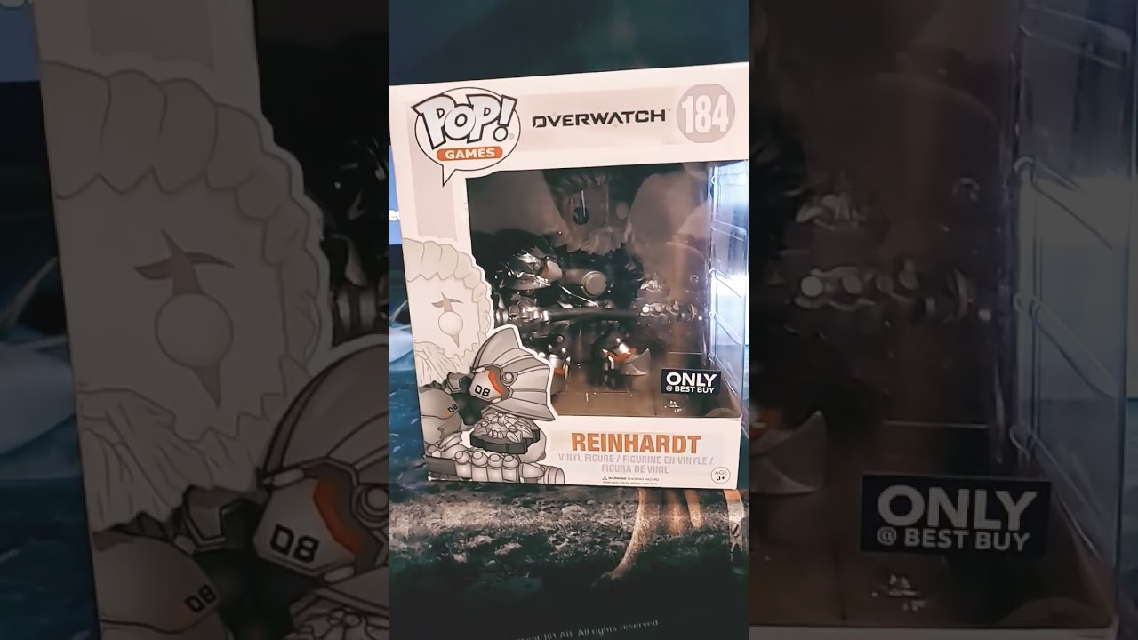 reinhardt vinyl figure overwatch 1 funkopop
