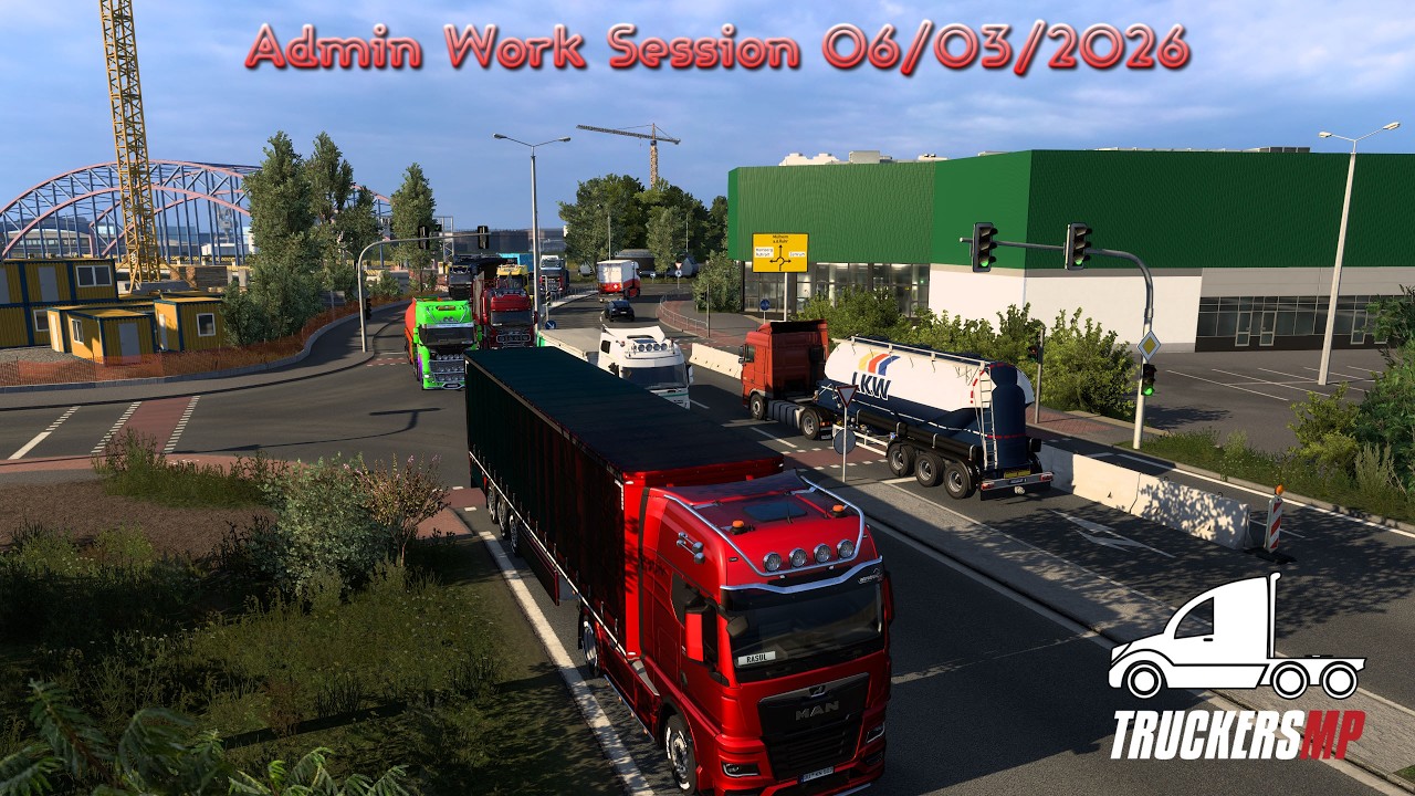 Admin Work & C-D Road Driving | TruckersMP | Tangia is now Available!