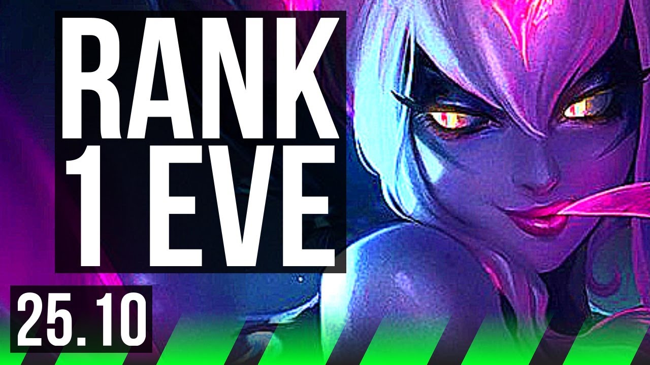 EVELYNN vs IVERN (JGL) | 16/0/8, Rank 1 Eve, Legendary, 600+ games | KR Challenger | 25.10