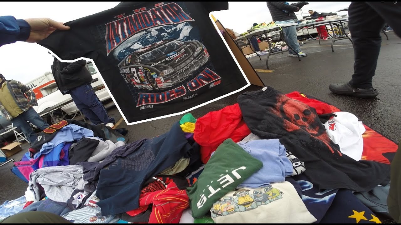 Back At The Flea Market Hunting For Vintage Tees