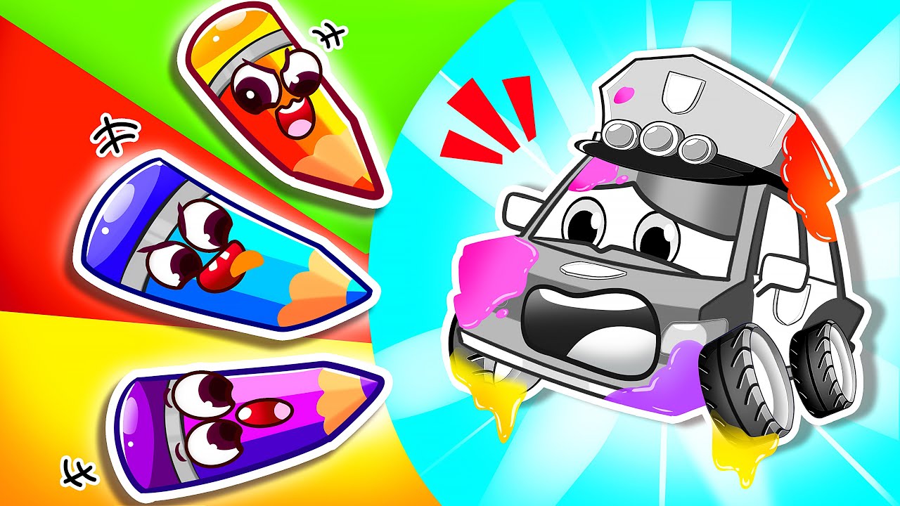 ¿Dónde está mi color? 🌈✏️  Safety Tips For Kid | Nursery Rhymes & Kids Songs | RoboSquad