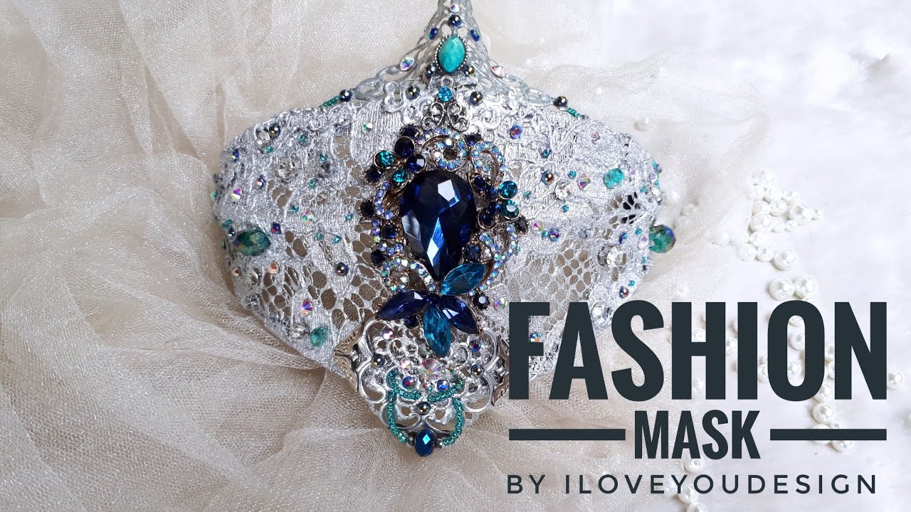 DIY fashion mask - masker sultan untuk fashion - accessories handmade