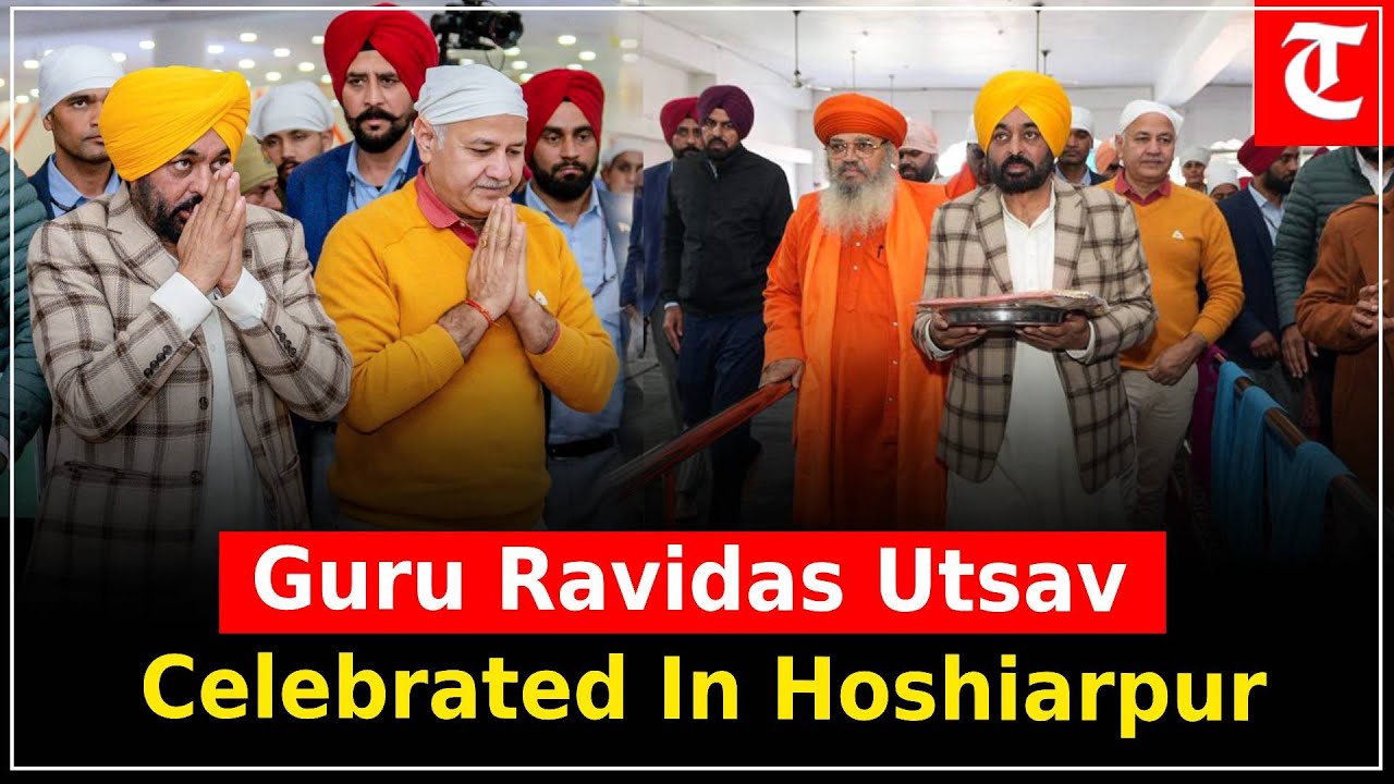 CM Bhagwant Mann attends 649th Guru Ravidas Prakash Utsav at Khuralgarh, Hoshiarpur