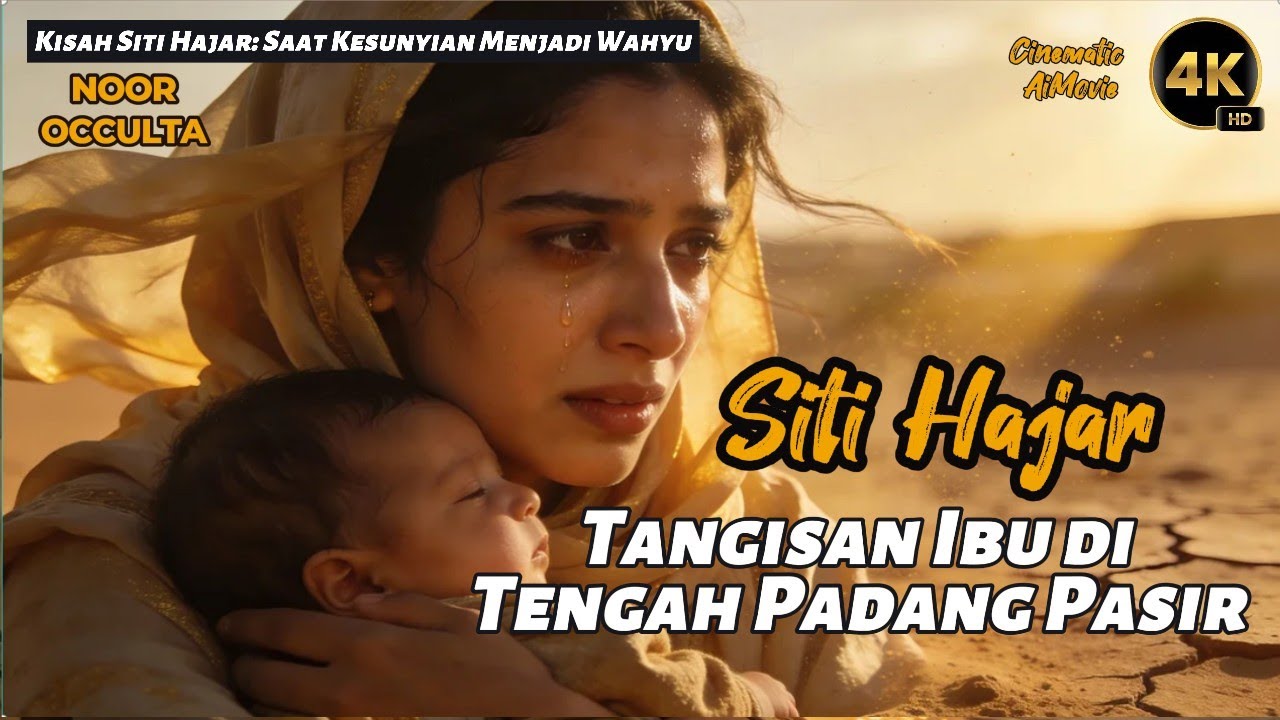 ᴴᴰ Fakta Tersembunyi Siti Hajar: Dari Seorang Pelayan Menjadi Ibu Para Nabi! #sejarahislam