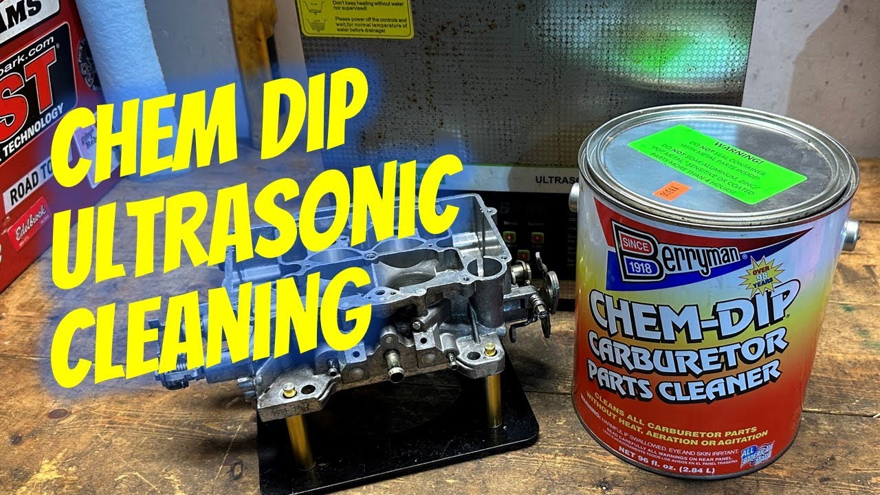 Chem-Dip Effects in Ultrasonic Cleaner
