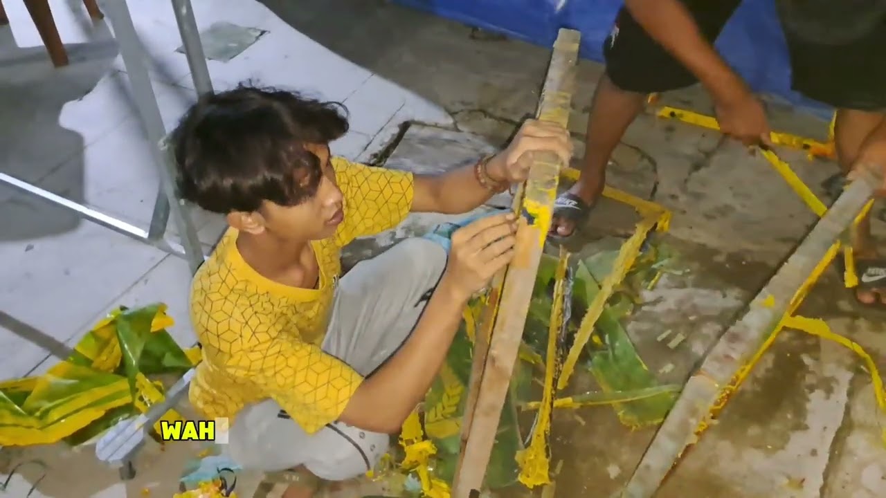 Tutorial Proses Mengganti Screen Sablon mencopot Kain Monil