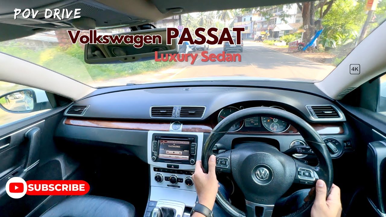POV Drive | 2012 Volkswagen Passat Blue-motion | Diesel Automatic | Luxury sedan | Narrow Road drive