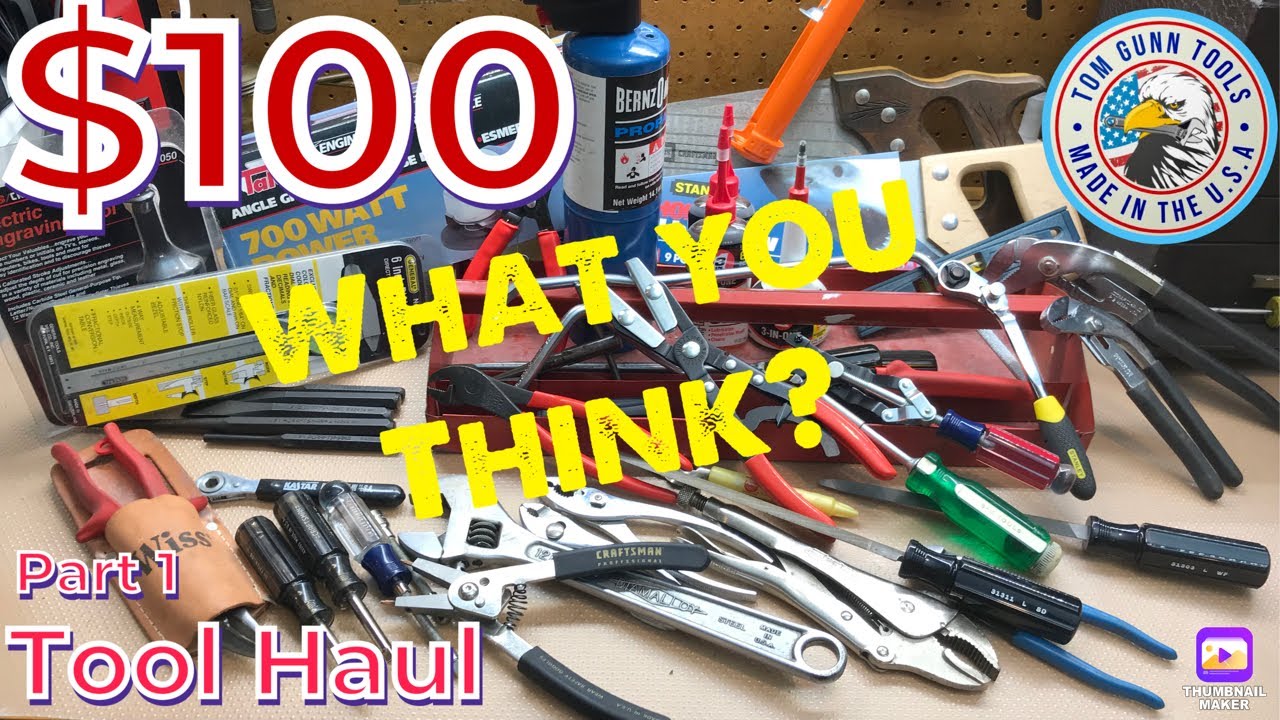 $100 Estate Sale Tool Haul! What you Think? Part 1