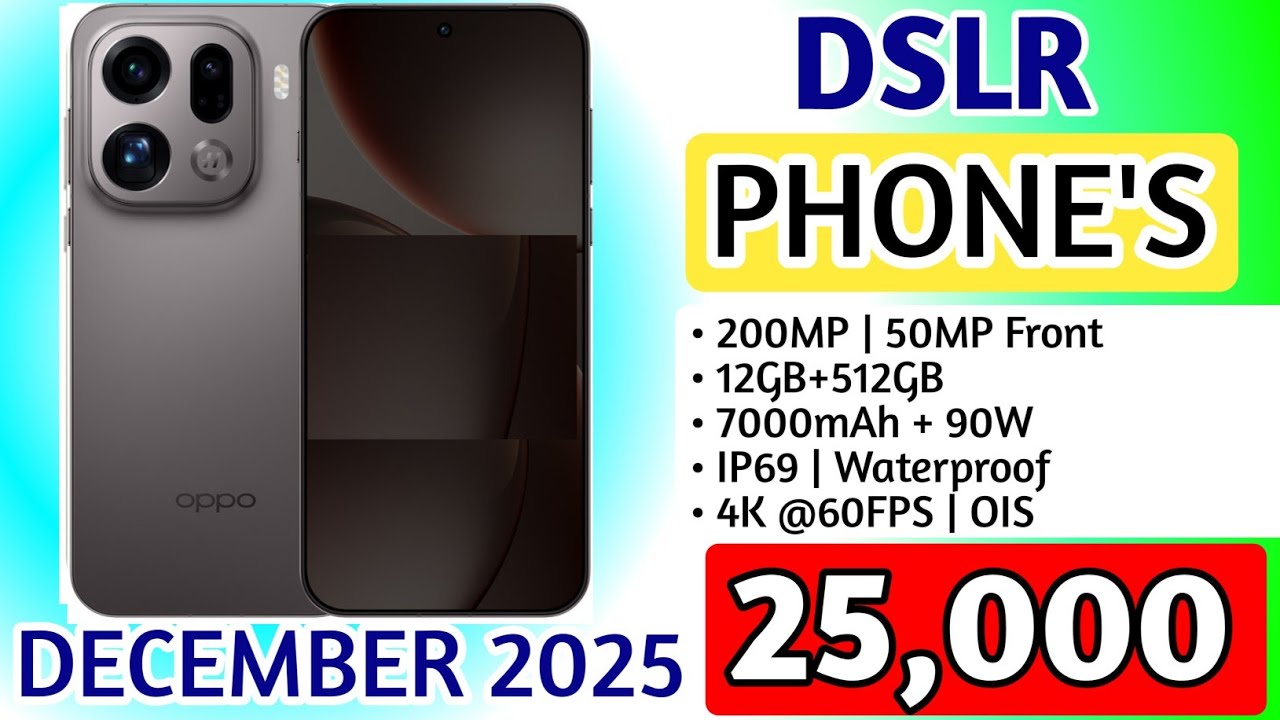 Top 5 Best Smartphones Under ₹25000 ⚡ DECEMBER 2025