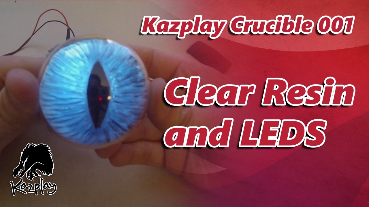 Fun with Clear Resin and LEDs -Crucible 1-